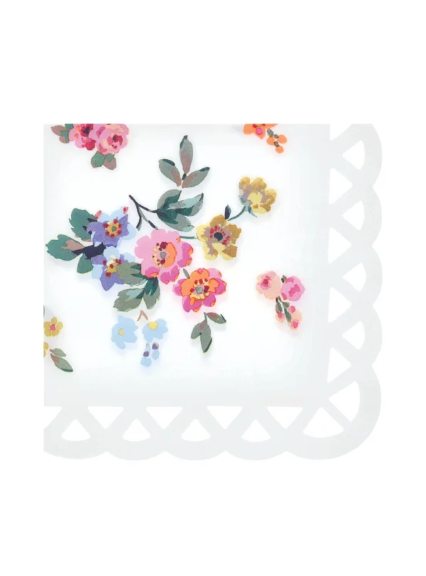25923-25923.webp Χαρτοπετσέτες Μεγάλες Floral Basketweave ( 16 τμχ )