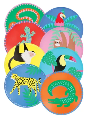 Πιάτα Φαγητού Jungle Jamboree ( 8 τμχ )