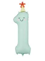 27242-27242.webp Μπαλόνι Αριθμός 1 Happy Party 86cm