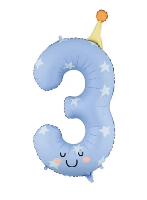 Μπαλόνι Αριθμός 3 Happy Party 86cm