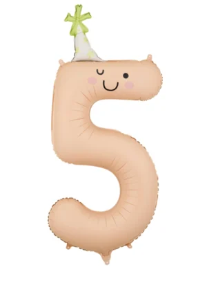 Μπαλόνι Αριθμός 5 Happy Party 86cm