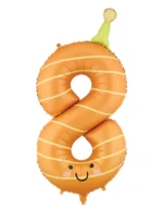 27249-27249.webp Μπαλόνι Αριθμός 8 Happy Party 86cm