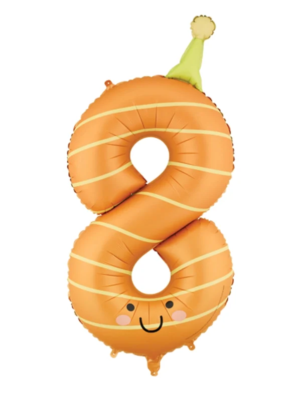 27249-27249.webp Μπαλόνι Αριθμός 8 Happy Party 86cm