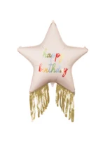 27254 Μπαλόνι Αστέρι Happy Birthday