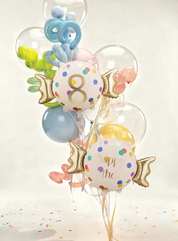 Μπαλόνι Foil Καραμέλα Happy Birthday