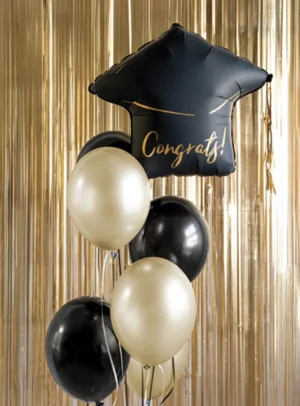 Μπαλόνι Foil Καπέλο Αποφοίτησης Congrats