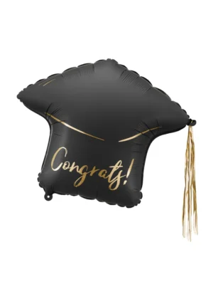Μπαλόνι Foil Καπέλο Αποφοίτησης Congrats