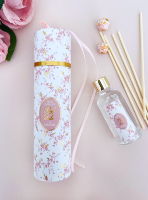 Μπομπονιέρα Βάπτισης αρωματικό χώρου pink toile