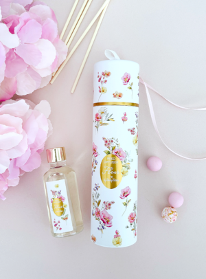 Μπομπονιέρα Βάπτισης αρωματικό χώρου pink fleur
